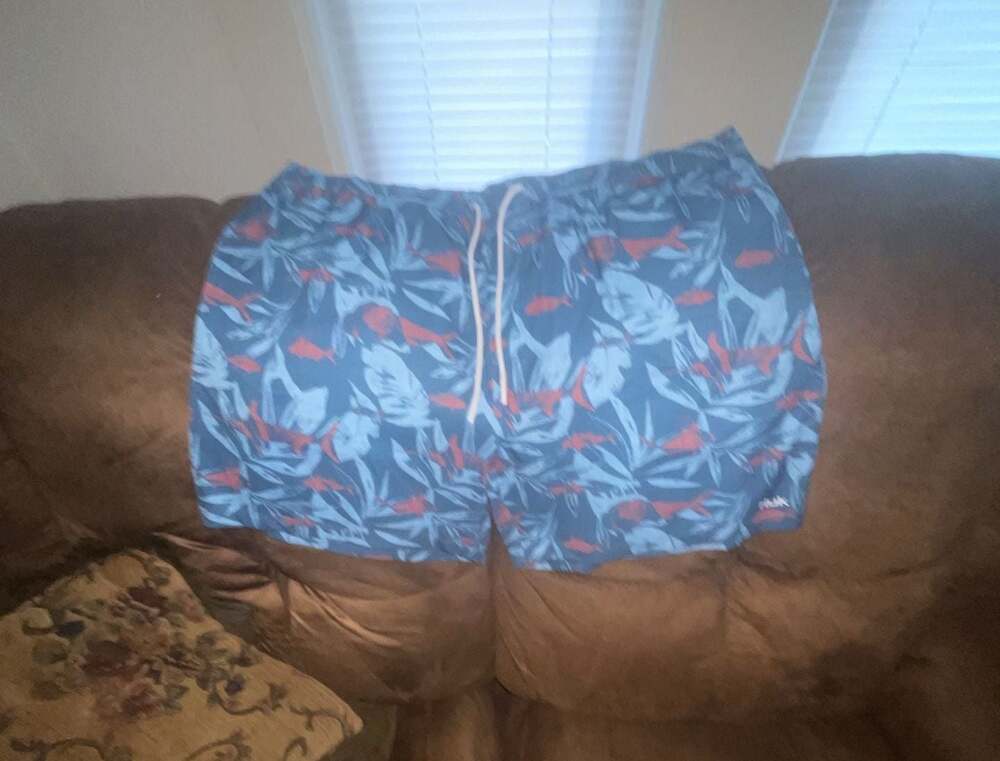 Huk Pursuit Ocean Palm Volley Swim Trunks XXL NWT